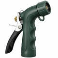 Pistolet d'arrosage 19 cm x 14.5 cm en plastique vert avec jet réglable